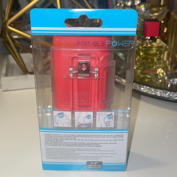 PORTABLE POWER WITH POWER CLIP + MICRO USB CABLE 9.8” - Picture 5 of 8